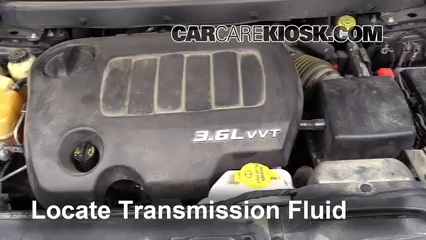 2016 dodge journey how to check transmission fluid